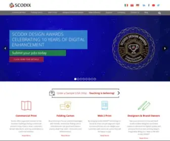 Scodix.com(Homepage) Screenshot