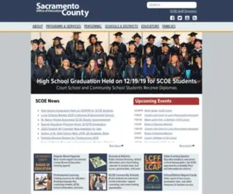 Scoe.net(Sacramento County Office of Education) Screenshot