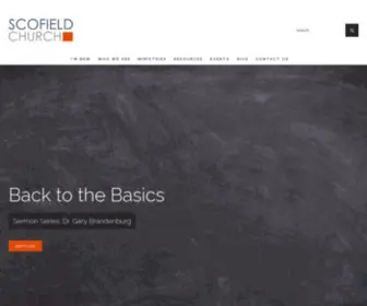 Scofield.org(To Know Him & Make Him Known) Screenshot