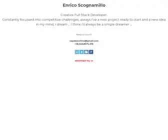 Scogna.net(Enrico Scognamillo) Screenshot