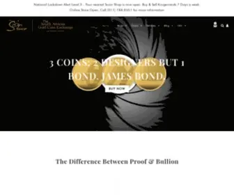 Scoinshop.com(The South African Gold Coin Exchange) Screenshot