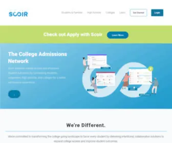 Scoir.com(The Scoir College Network) Screenshot