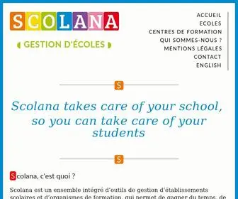 Scolana.com(Gestion d'écoles) Screenshot