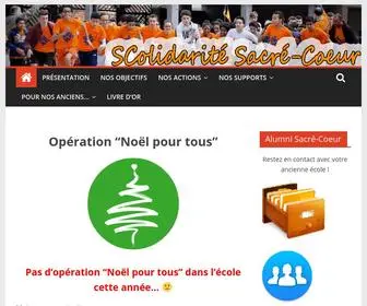 Scolidarite.be(Le site officiel de la SColidarité Sacré) Screenshot