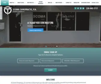 Scomachiropractic.com(Cape Coral) Screenshot