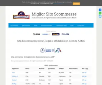 Scommetteronline.info(Dopo aver analizzato tutti i siti scommesse ADM in Italia è ora di fare i conti) Screenshot