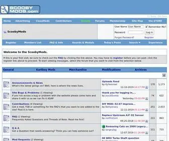 Scoobymods.com(Scoobymods) Screenshot