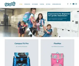 Scooli.com(Marken-Schulrucksäcke und Marken-Schulranzen) Screenshot