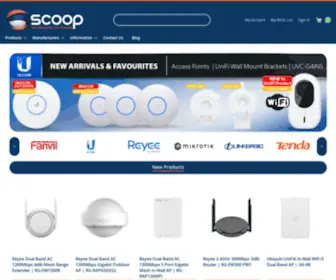 Scoop.co.za(Networking, ICT and Telecommunication Distributor) Screenshot