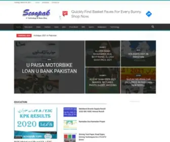 Scoopak.com(Scoopak News) Screenshot
