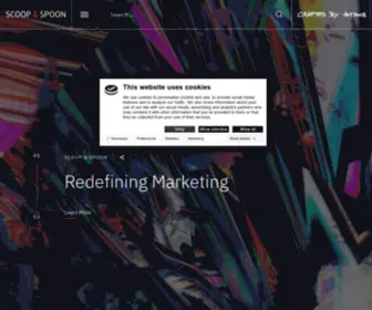 Scoopandspoon.marketing(Marketing & Technology Crafted by Humans) Screenshot