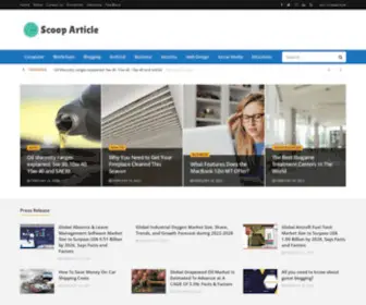 Scooparticle.com(Technology Articles and more) Screenshot