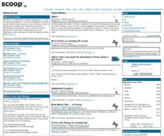 Scoopdev.org(Collaborative Media for the Masses) Screenshot