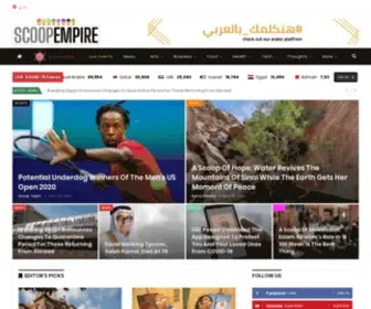 Scoopempire.com(Scoop Empire) Screenshot