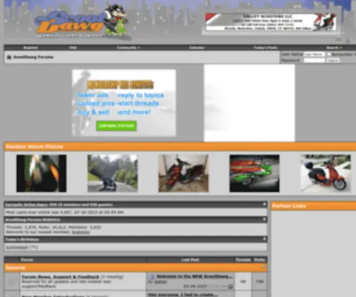 Scootdawg.net(ScootDawg Forums) Screenshot