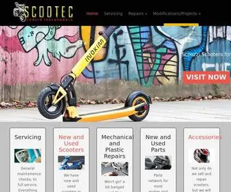 Scootec.co.nz(Scooter Shop Christchurch) Screenshot