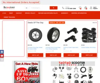 ScooteratvParts.com(ATV Parts and Accessories Collaction) Screenshot