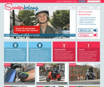 Scooterbelang.nl(Voor en door scooterrijders) Screenshot