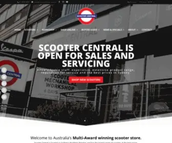 Scootercentral.com.au(Scooter Central) Screenshot