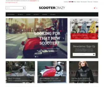 Scootercrazy.com(Huddersfield new scooters) Screenshot