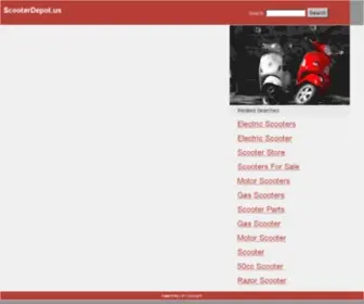 Scooterdepot.us(Mopeds Scooters Motorcycles Bobbers) Screenshot