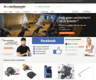 Scooterdiscounter.nl(Laagste prijs online) Screenshot