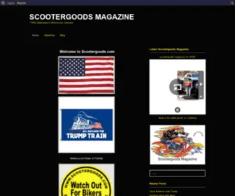Scootergoods.com(SCOOTERGOODS MAGAZINE) Screenshot