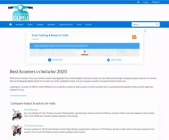 Scooterguru.in(Compare Best Scooters in India) Screenshot