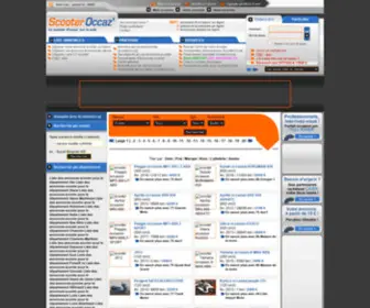 Scooteroccaz.com(De 28 000 000 d'annonces consultées par an) Screenshot