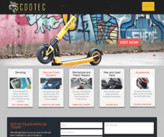 Scooterrepair.co.nz(Scooter Shop Christchurch) Screenshot