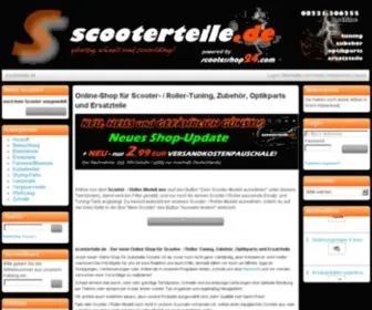 Scootershop24.com(Testseite f) Screenshot