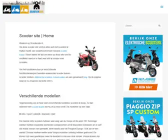Scootersite.nl Screenshot