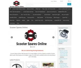 Scootersparesonline.co.za(Scooter Spares Online) Screenshot