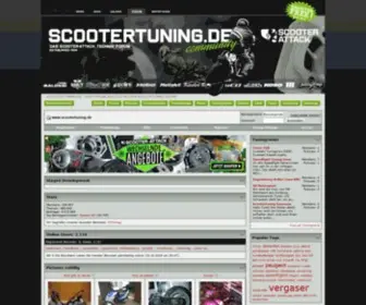 Scootertuning.de(Roller 50ccm Ersatzteile & Scooter 125 Tuning Shop) Screenshot