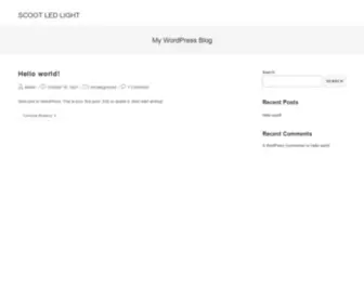 Scootledlight.in(My WordPress Blog) Screenshot