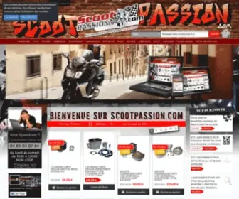 Scootpassion.com(Scoot Passion) Screenshot