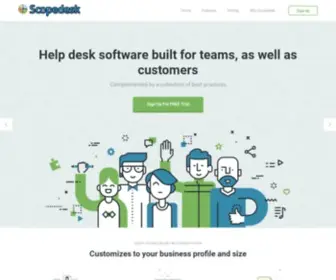 Scopedesk.com(Service (SaaS)) Screenshot