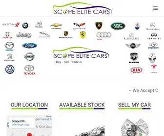 Scopeelitecars.com(Scope Elite Cars) Screenshot