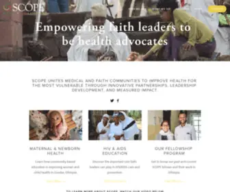 Scopehealth.org(SCOPE Health) Screenshot