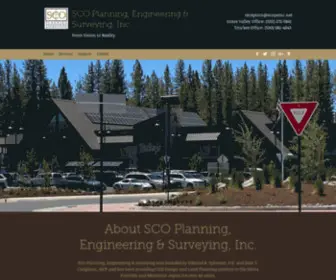 Scopeinc.net(SCO Planning & Engineering) Screenshot