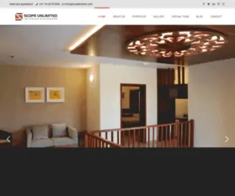 Scopeinterior.com(Interior Design Firm Ahmedabad) Screenshot