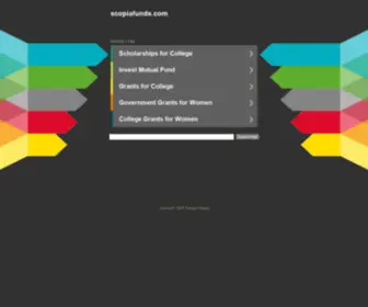 Scopiafunds.com(Scopiafunds) Screenshot