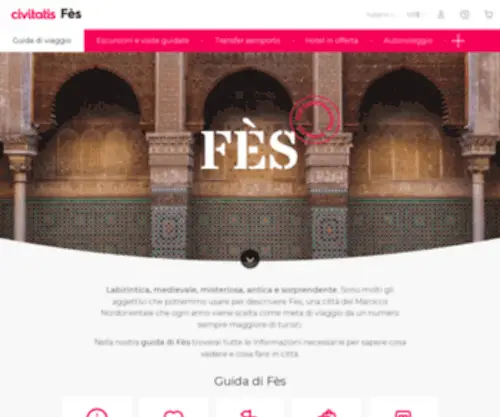 Scoprifes.com(Fès) Screenshot