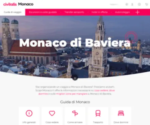 Scoprimonaco.com(Monaco di Baviera) Screenshot