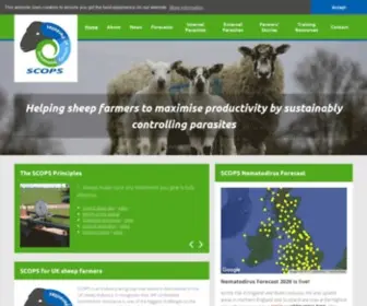 Scops.org.uk(Sustainable Control of Parasites in Sheep) Screenshot