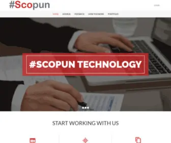 Scopun.co.uk(Scopun Technology) Screenshot