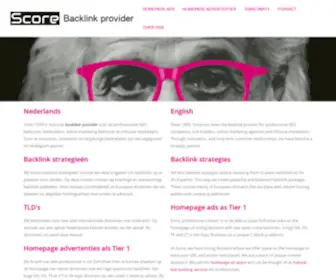 Score-Worldwide.com(Backlink provider SCORE voor bedrijven die (inter)) Screenshot