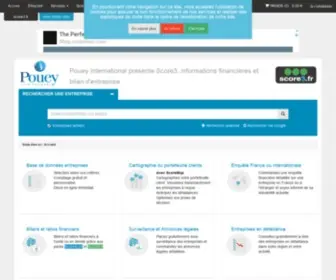 Score3.fr(Informations financières sur les entreprises) Screenshot