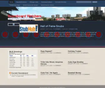 Scoreboardwatchers.com(Scoreboard Watchers) Screenshot
