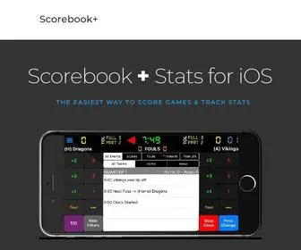 Scorebookplus.com(Advanced stat tracking & scorekeeping apps for iOS) Screenshot